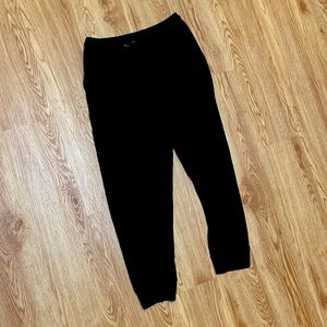 black sweat pants with soft inside